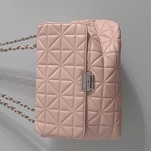 Steve Madden Blush Quilted Shoulder Bag